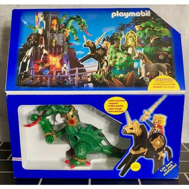 1999 Playmobil 3912 Fire Breathing Dragon Prince Horse Retired