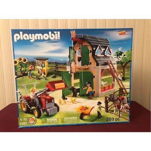 Playmobil Farm Value Pack 5961 203 Pcs 2010 Nrfb