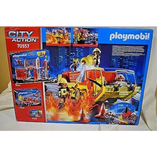 Playmobile City Action Fire Engine with Truck 189 Pcs 70557 822TT46