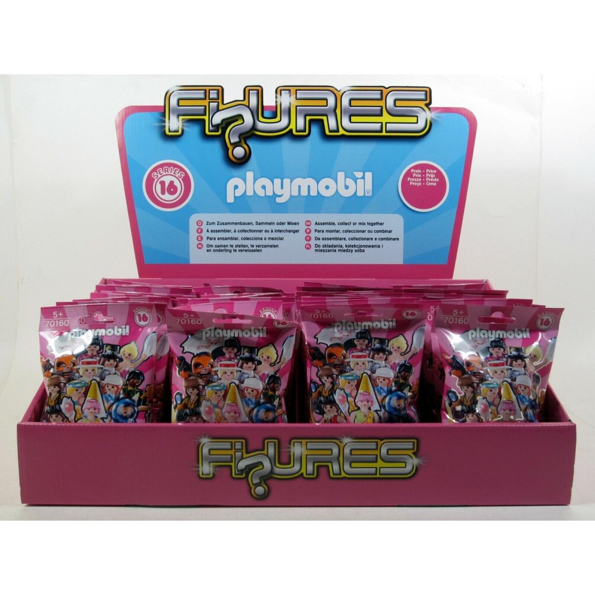 Playmobil 70160 Girls Series 16 Mini Figure Case of 48 Mystery Blind Bags 10243