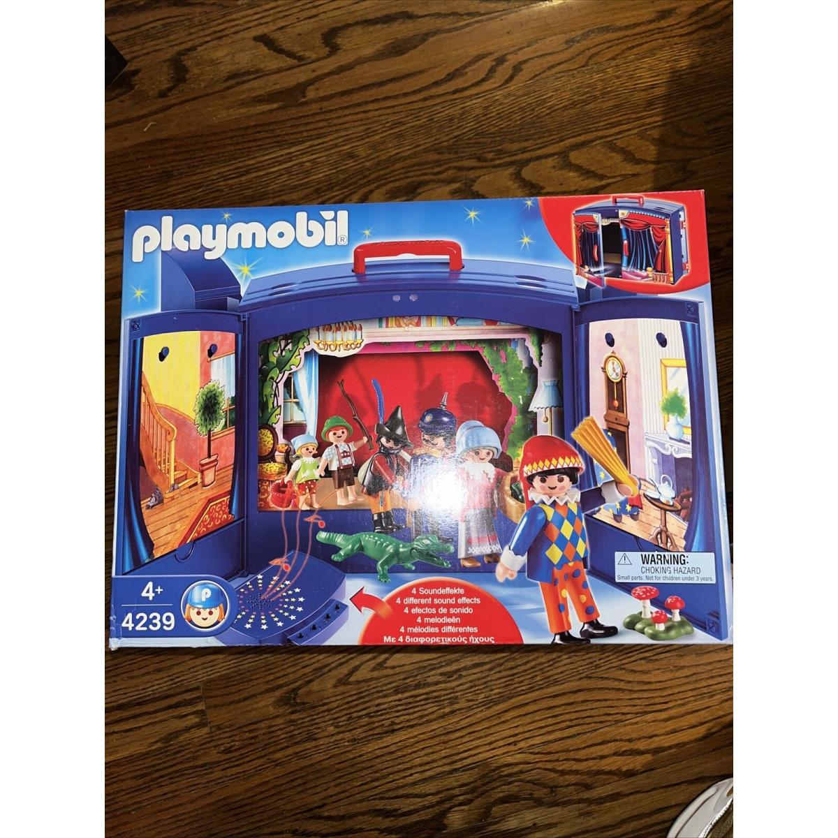 Playmobil Take Along Theater Stage 4239 Box 2008 Theatre Rare