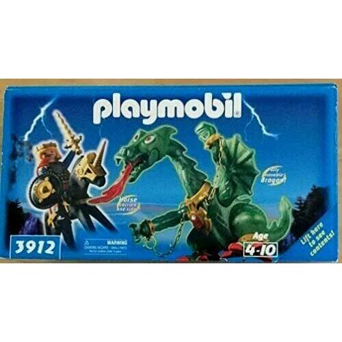Playmobil 3912 Fire Breathing Dragon Prince with Horse King Knight