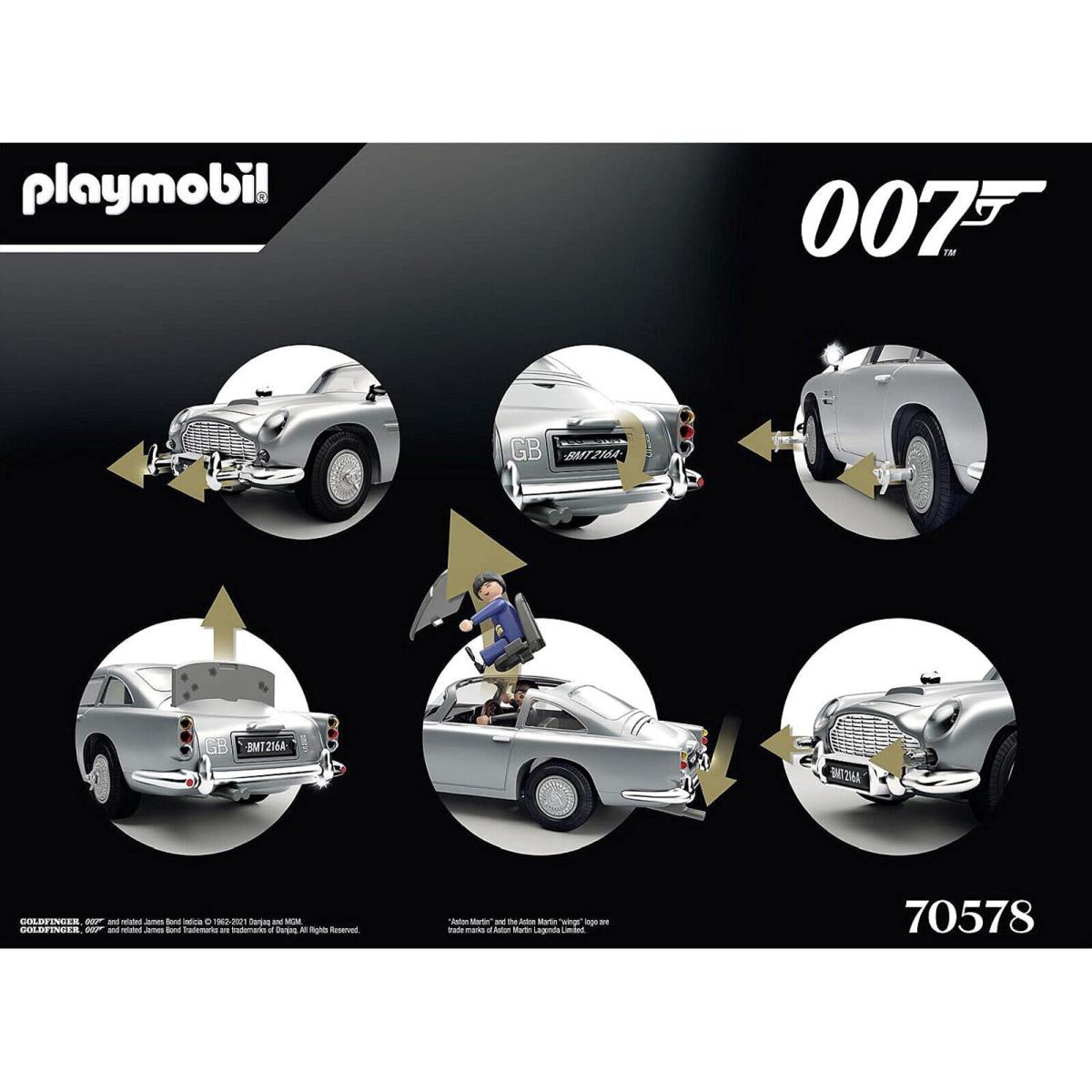 Playmobil James Bond Aston Martin DB5- Goldfinger Edition 70578 IN Stock