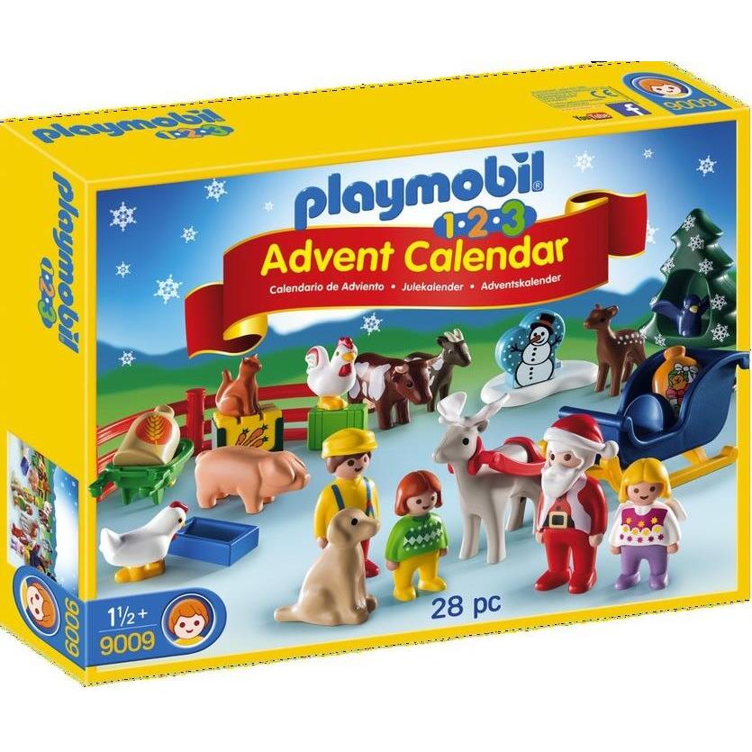 Playmobil Advent Calendar 1.2.3 Christmas on The Farm Set 9009