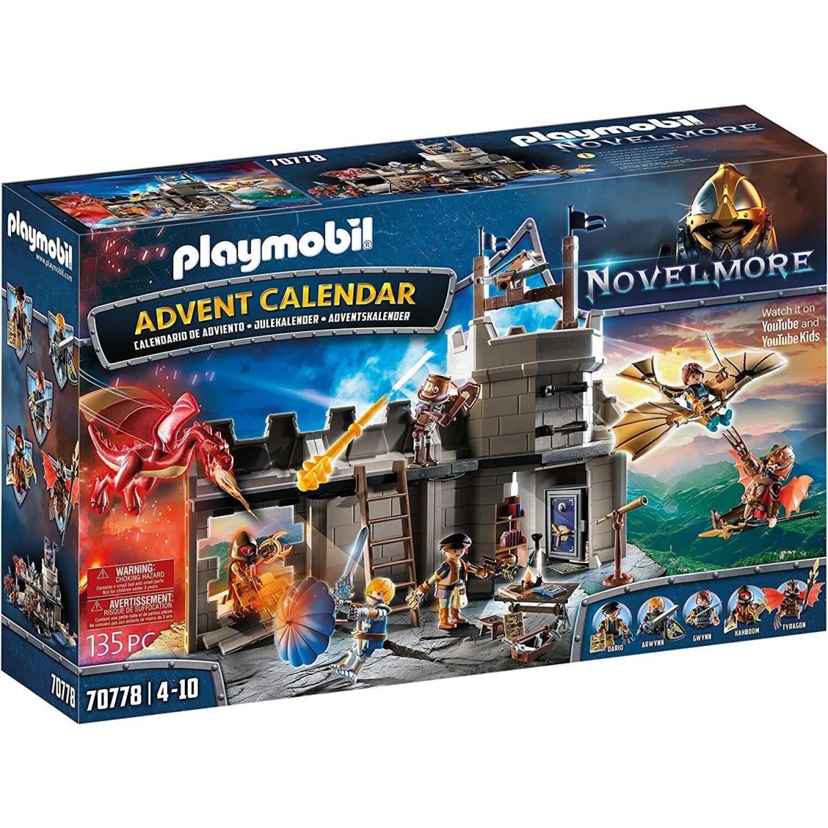 Playmobil 70778 Novelmore - Dario`s Workshop Advent Calendar Playset