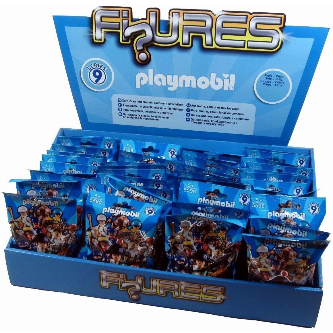 Playmobil 5598 Blue Boys Series 9 Mini Figure Case of 48 Mystery Blind Bags