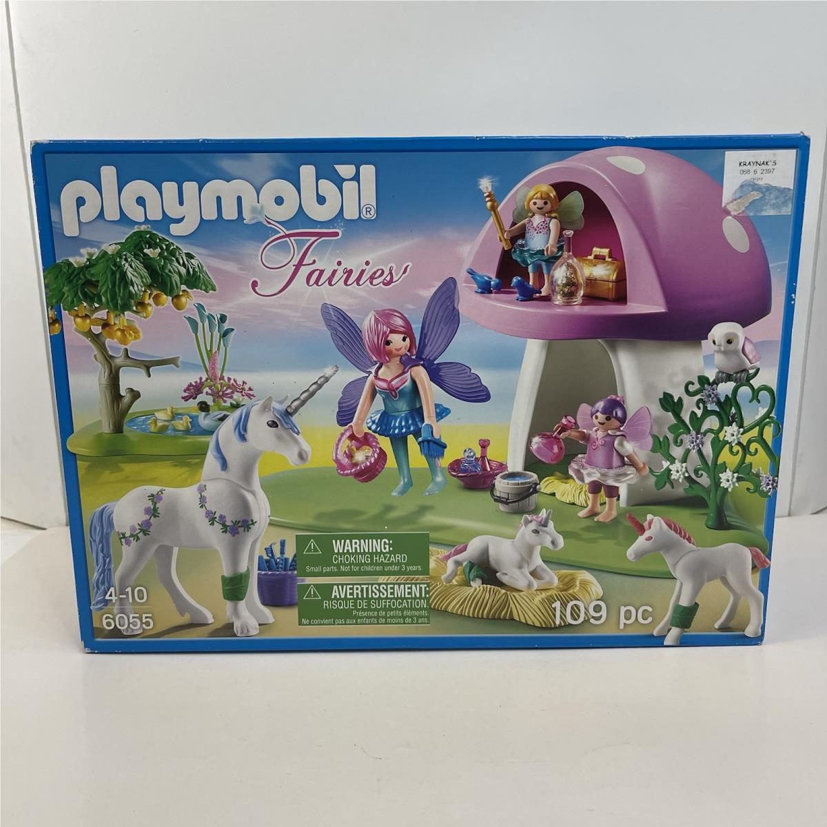 Playmobil Fairies with Toadstool House 6055