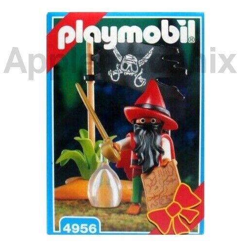 Playmobil 4956 Gnome Toy Set Red Beard Pirate Map Island