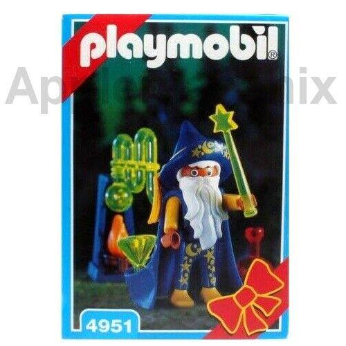 Playmobil 4951 Gnome Set Beard Blue Wizard Alchemist Potion