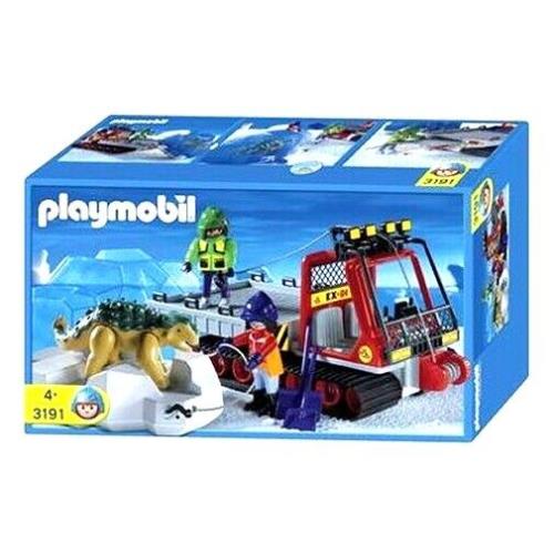 Playmobil 3191 Dino Transporter Arctic Transport Rig Dinosaur Playset