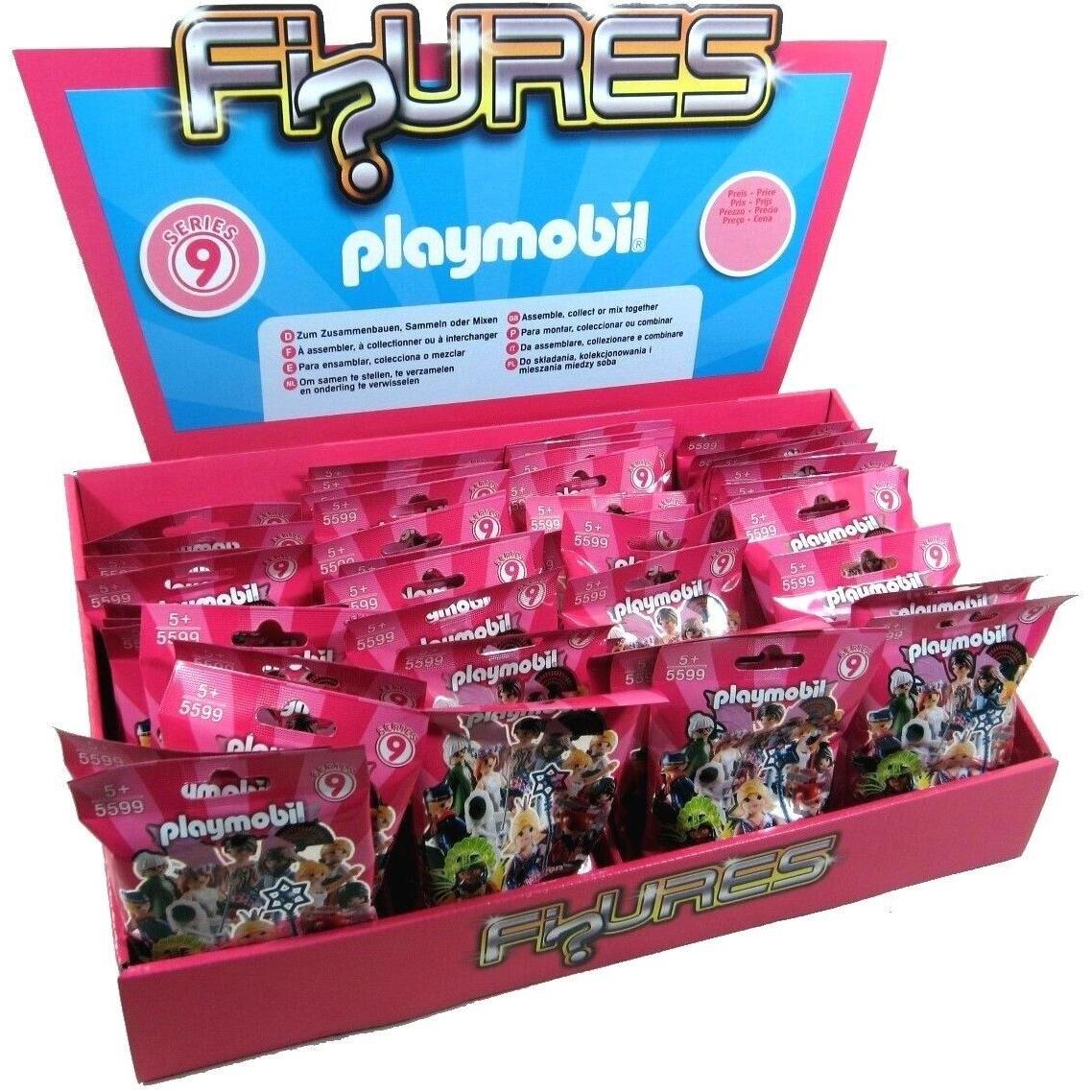 Playmobil 5599 Pink Girls Series 9 Mini Figure Case of 48 Mystery Blind Bags