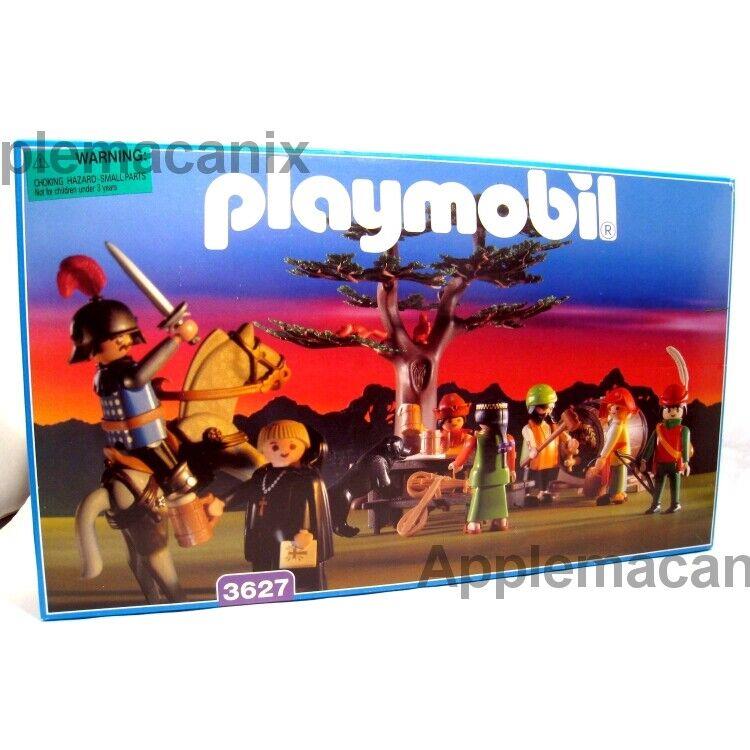 Playmobil 3627 Merry Men`s Feast Robinhood Rangers Monk Keg Knight 7 Figures