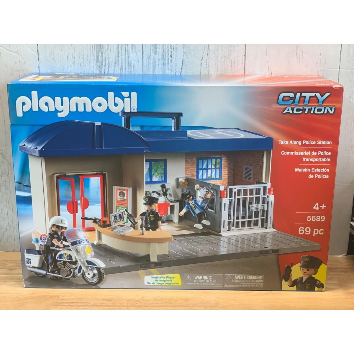 Playmobil City Action Take Along Police Station 5689