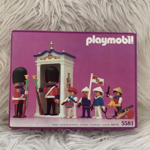 Playmobil 5581 Victorian Guards and Children Year 1989 Misb/new