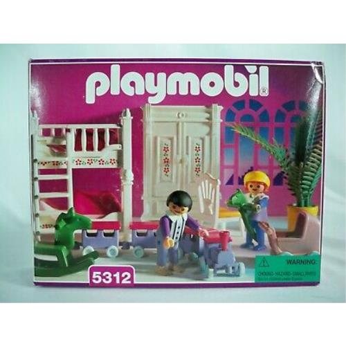 K21i0246 Childrens Bedroom 5312 Misb Mint IN Box 1995 Playmobil Vintage