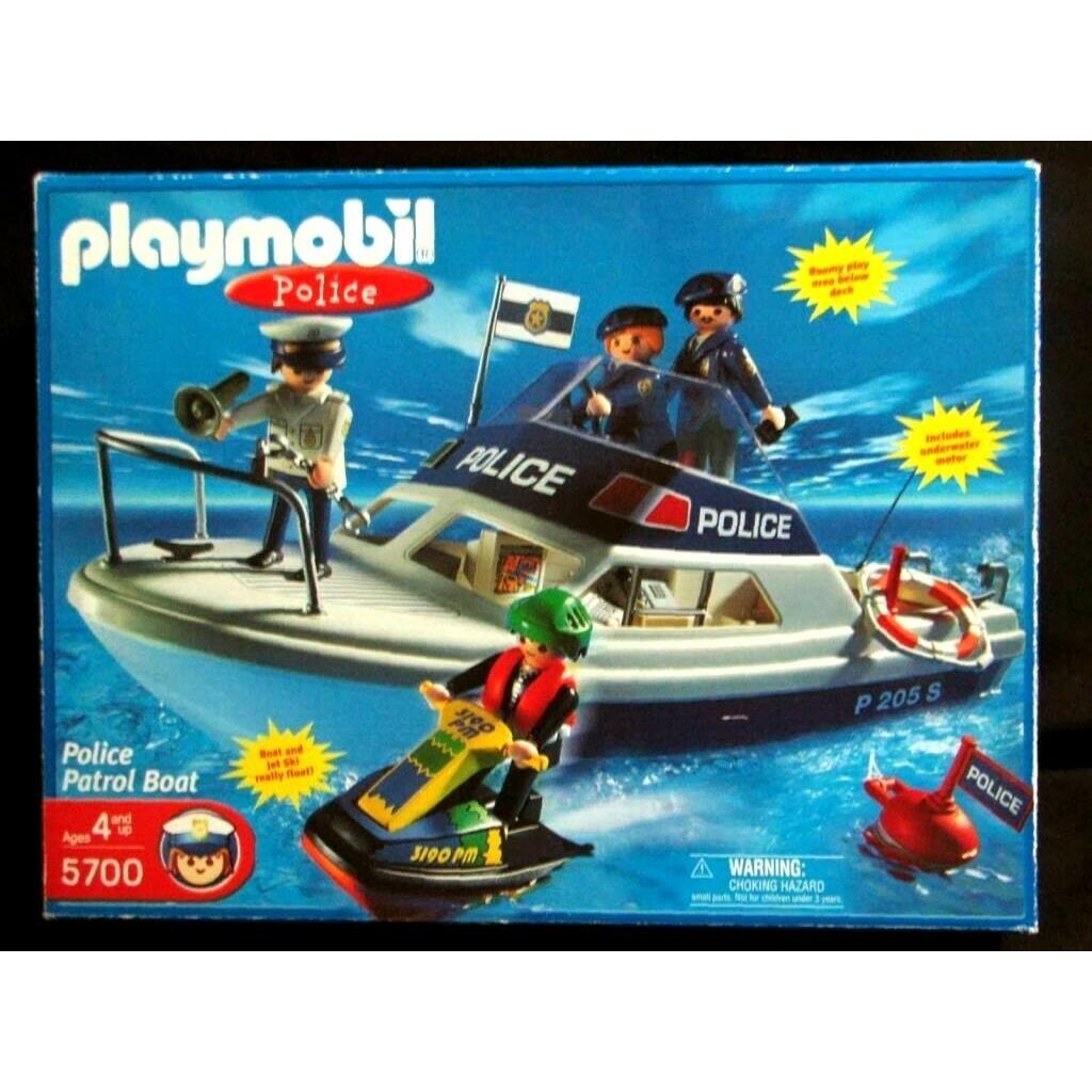 Playmobil Police 5700 Police Patrol Boat and Jet Ski Really Float