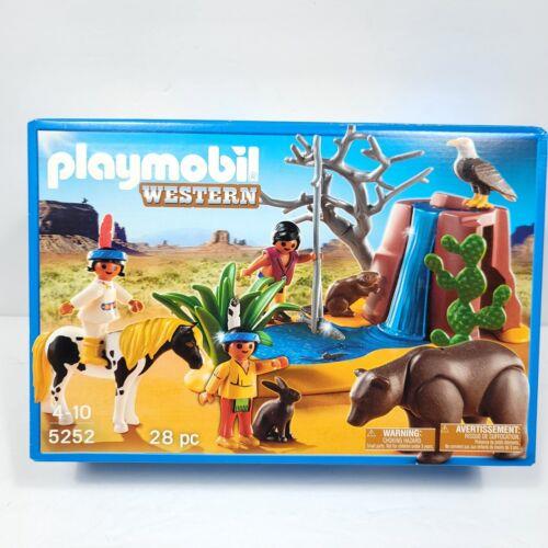 Playmobil Western 5252 Native American Indian Animals People Plants