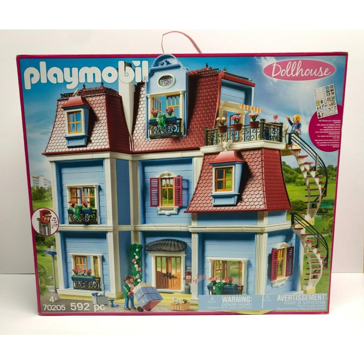 Playmobil 70205 Large Dollhouse with Doorbell 592 pc