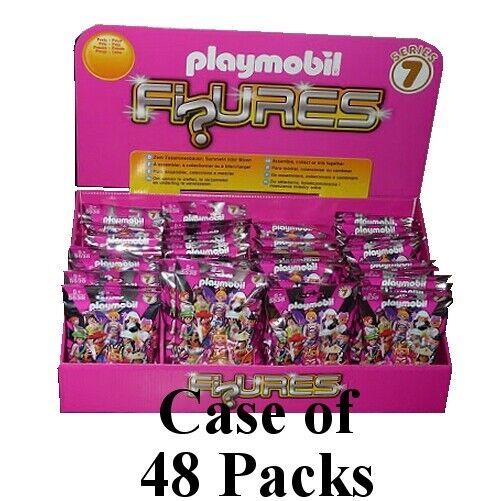 48 Packs Playmobil 5538 Series 7 Girls Mystery Figures Case of Fi Ures Box