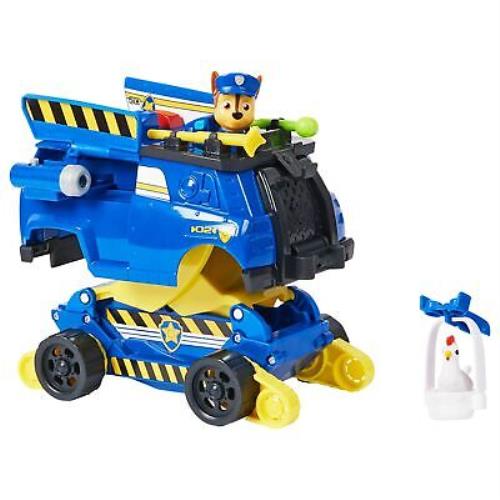 Paw Patrol Rise and Rescue Transforming Car with Chase Figure Vehicle