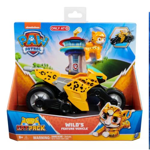 Paw Patrol Wild`s Cat Pack Vehicle W/deluxe Vehicle 1 Wild Action Figure