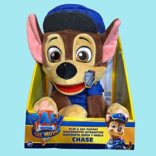 Paw Patrol The Movie Play and Say Chase Interactive Talking Puppet