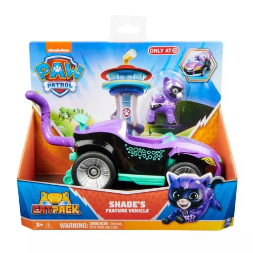 Paw Patrol Shade Cat Pack Vehicle W/deluxe Vehicle 1 Shade Action Figure