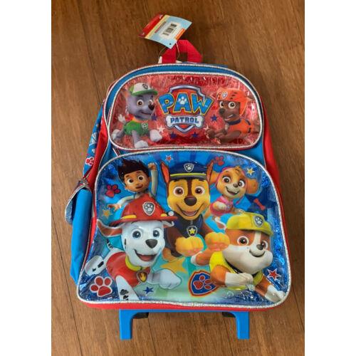 Large Rolling Backpack - Paw Patrol - Chase Marshall Skye 16