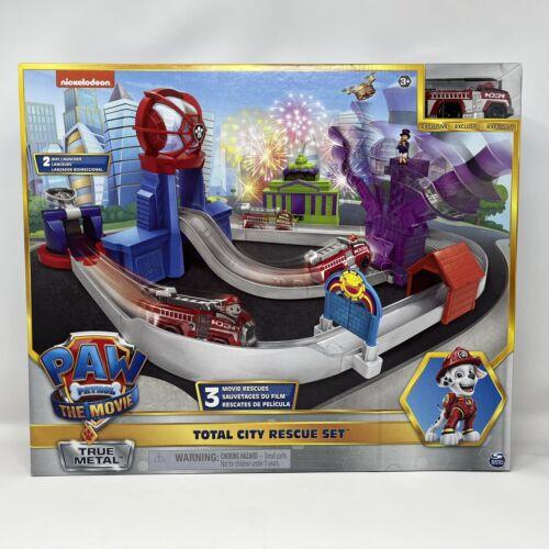 Paw Patrol The Movie True Metal Total City Rescue Track Set Toy Gift