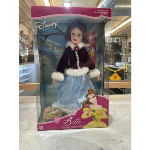 Disney Princess Belle Porcelain Keepsake Doll