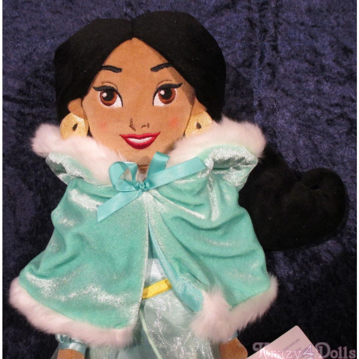 Disney Aladdin Princess Jasmine Plush Doll with Winter Cape 19