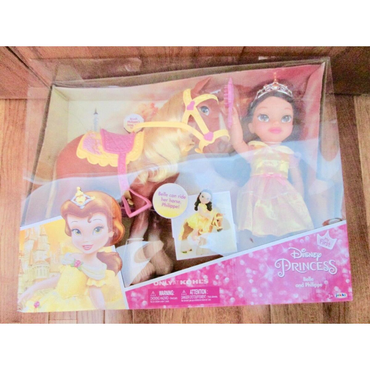 MY First Disney Princess Belle Philippe Doll Horse U2