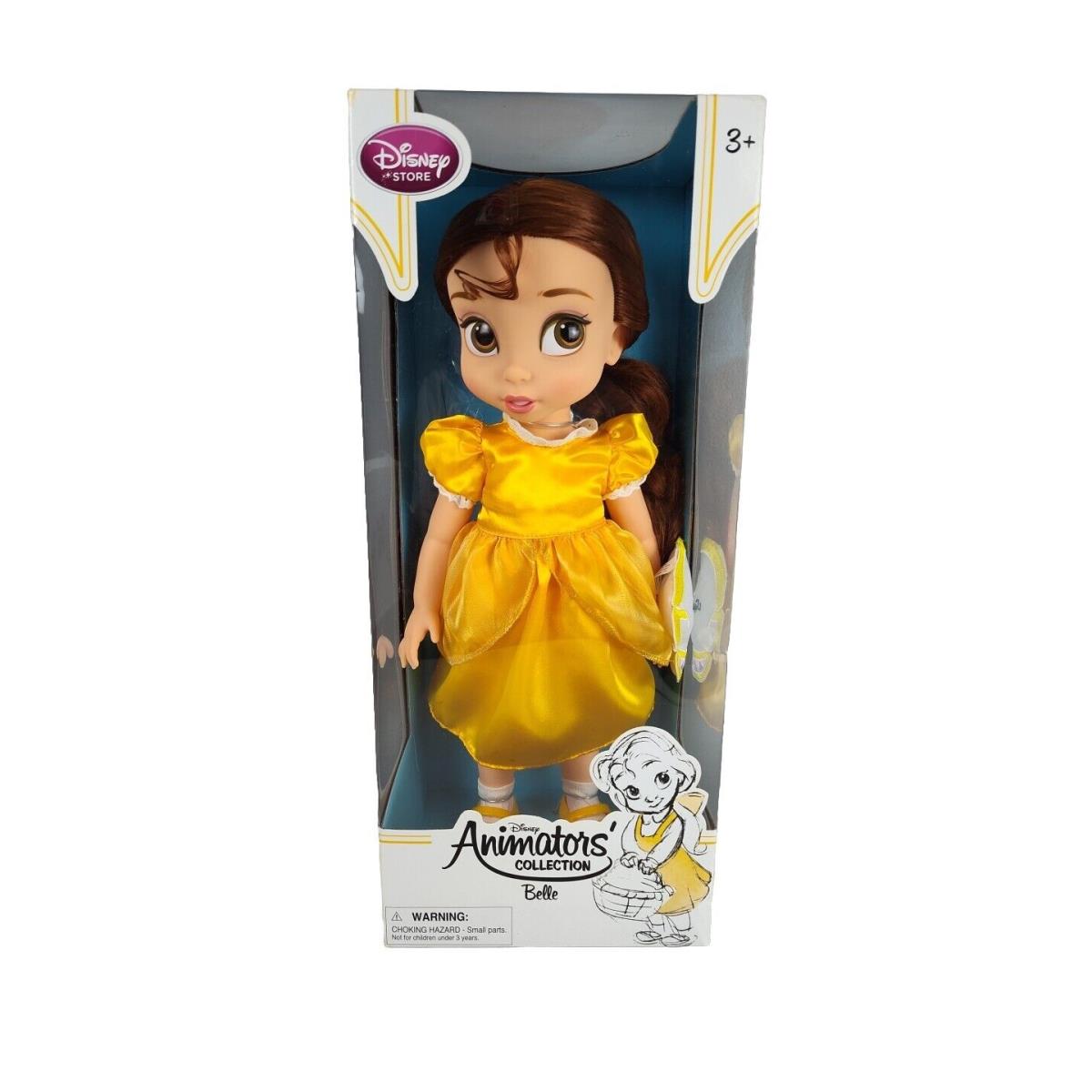 Disney Store Disney Animators Collection Belle 16 Inch Doll Beauty and The Beast