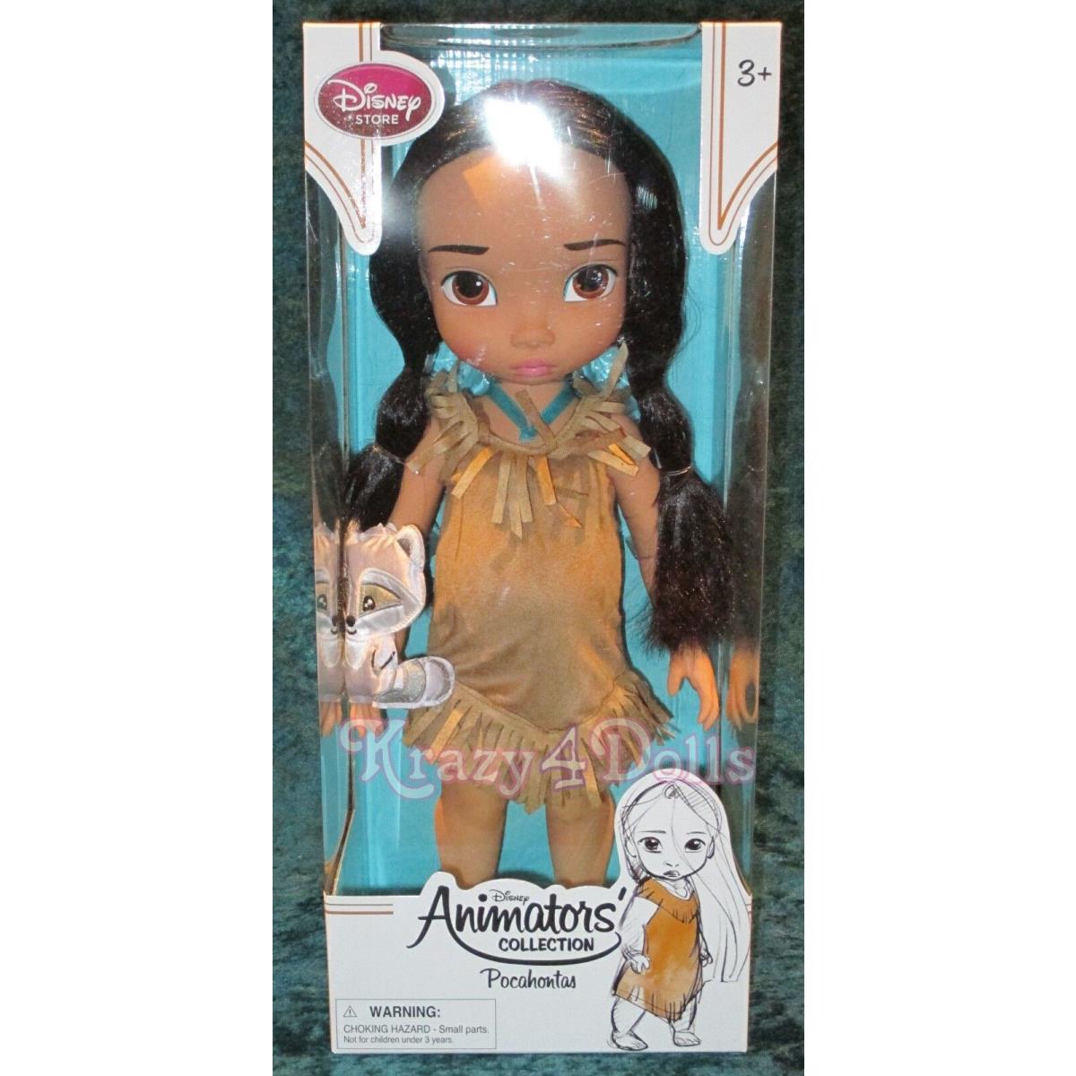 Disney Designer Animators` Collection 16 Toddler Doll Princess Pocahontas