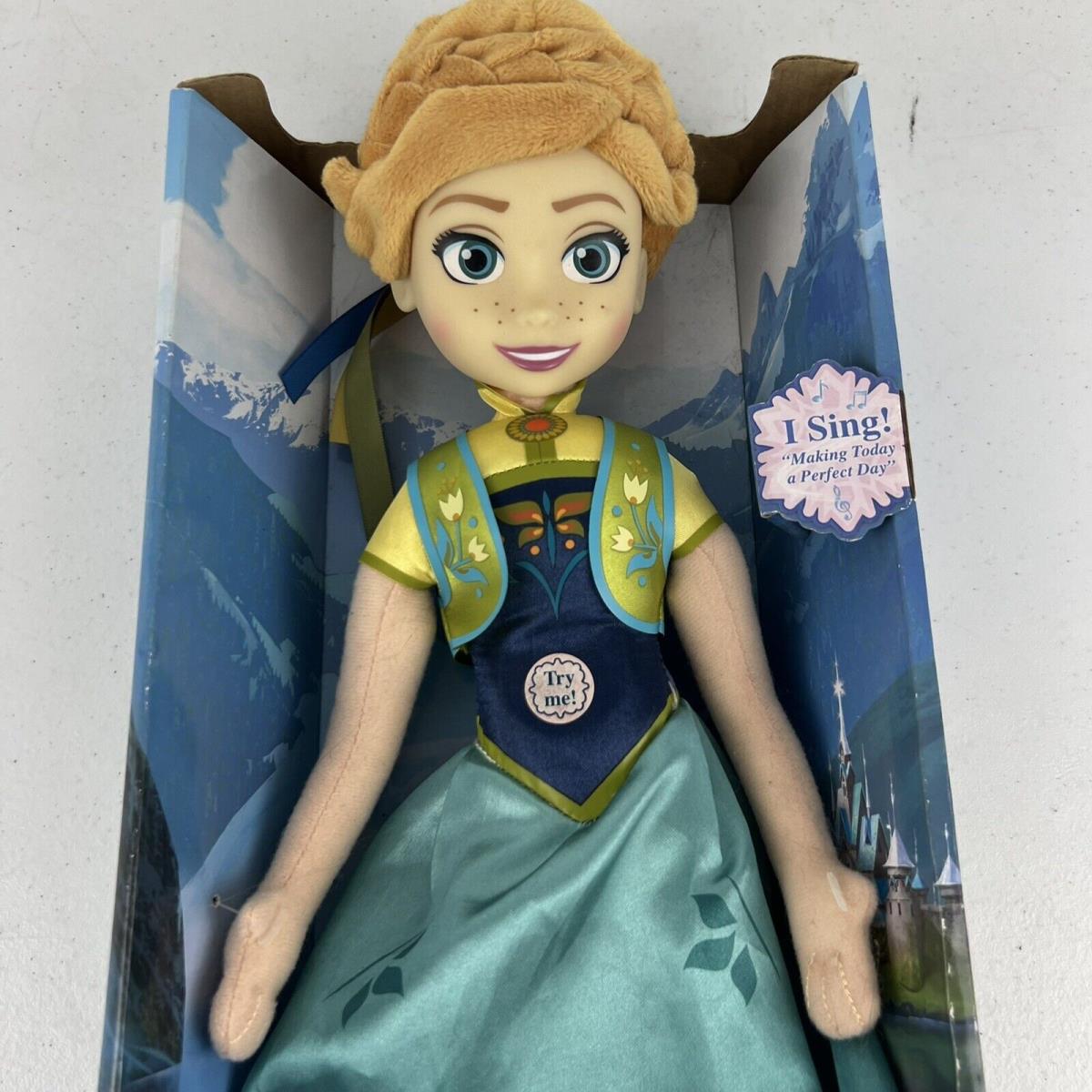 Frozen Fever Singing Princess Anna Disney Just Play Doll Ultra Rare