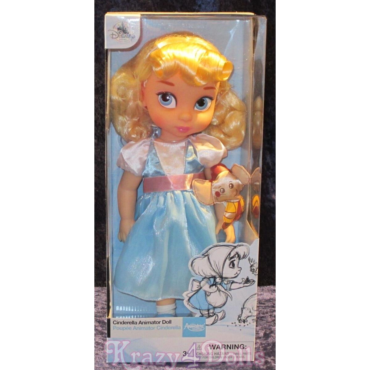 Disney Designer Animators` Collection 16 Toddler Doll Princess Cinderella