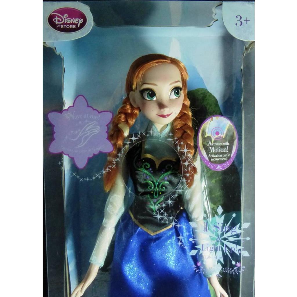 Disney Frozen Singing Anna 16 Doll Motion Activated Sings For First Time