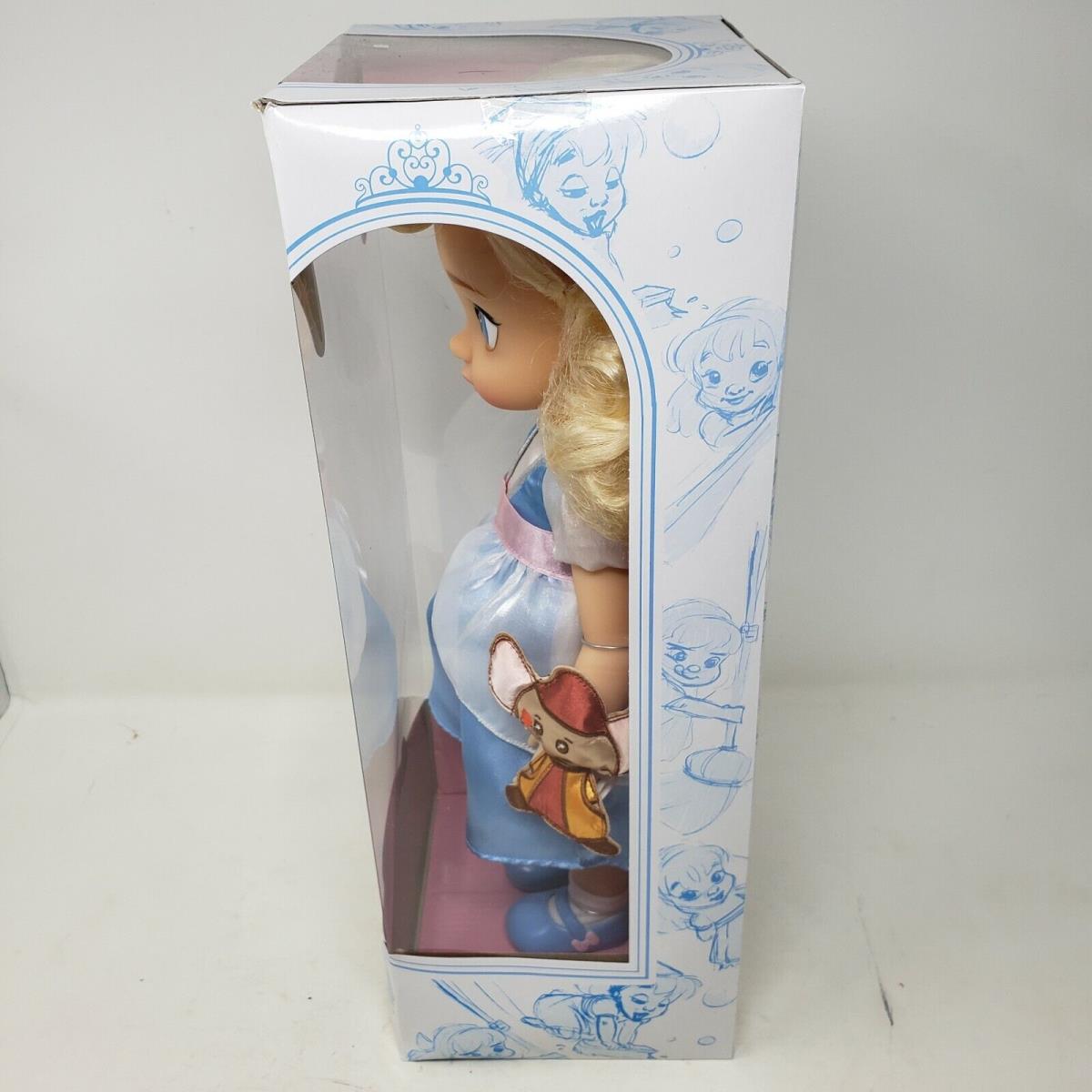 Disney Store Cinderella Animator 16 Doll 2nd Version Mark Henn Nos w/ Pet