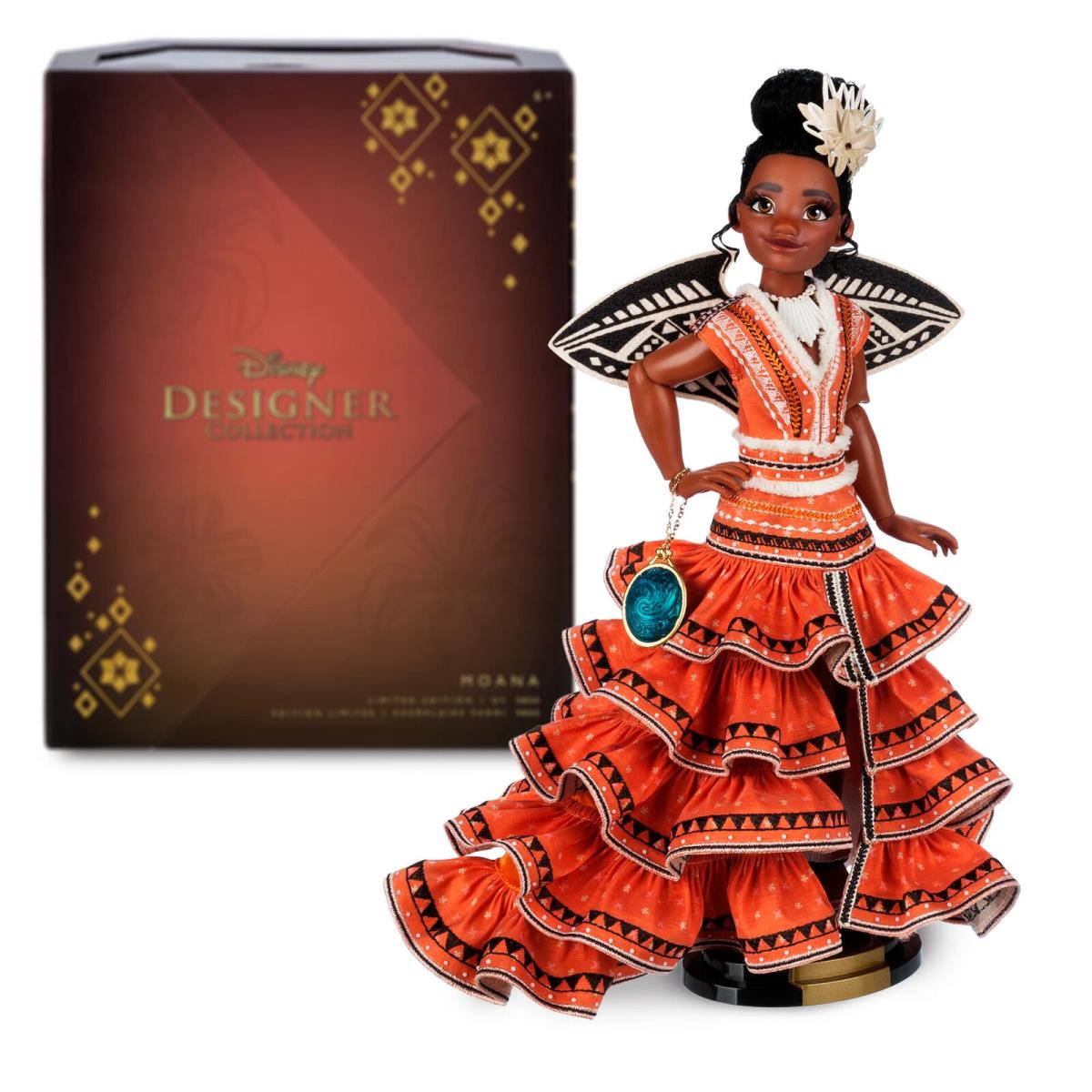 Moana Limited Edition Doll 11.75 Disney Designer Collection /9800 Mib Princess