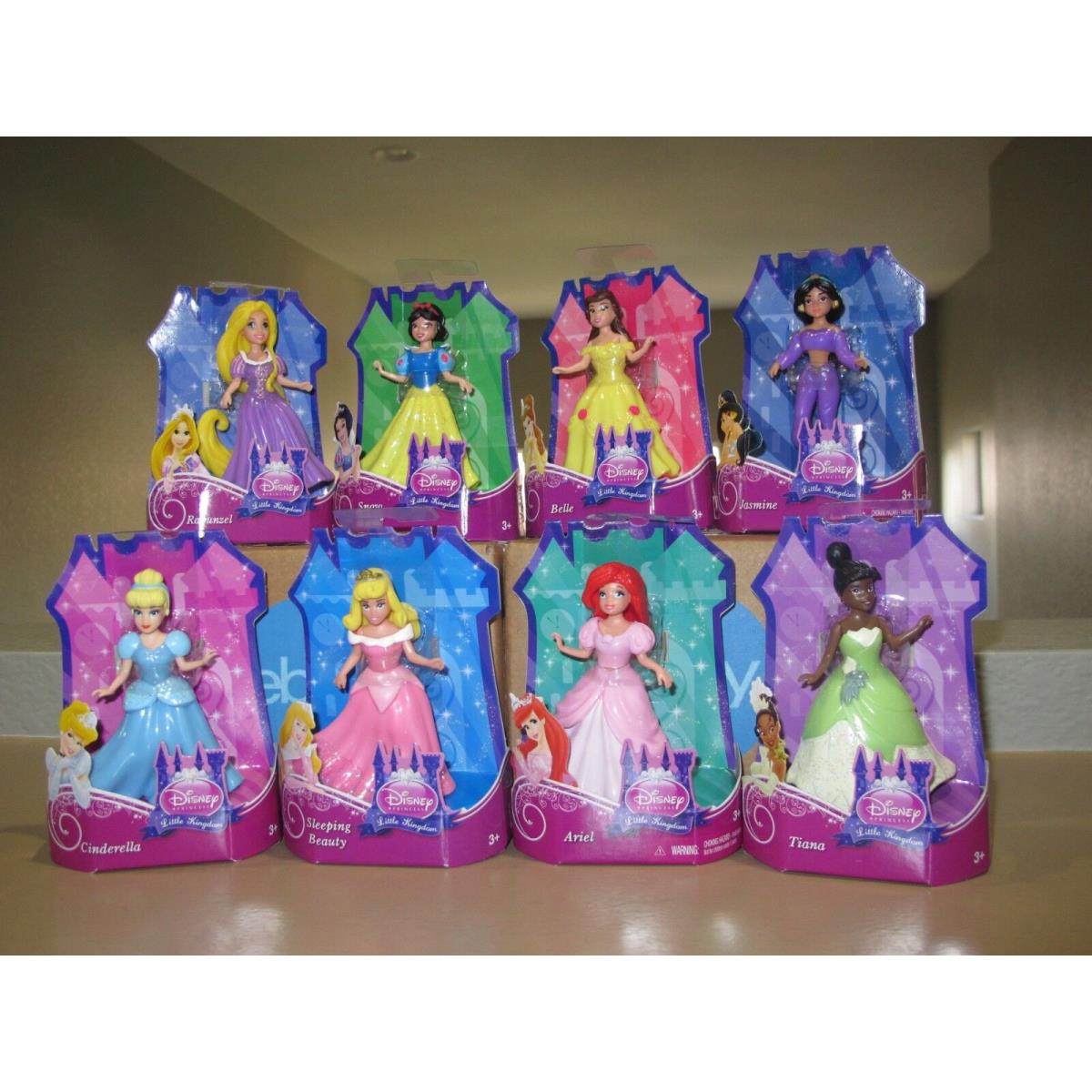 Disney Princess Little Kingdom 8 Piece Mega Set Ariel Snow White + More