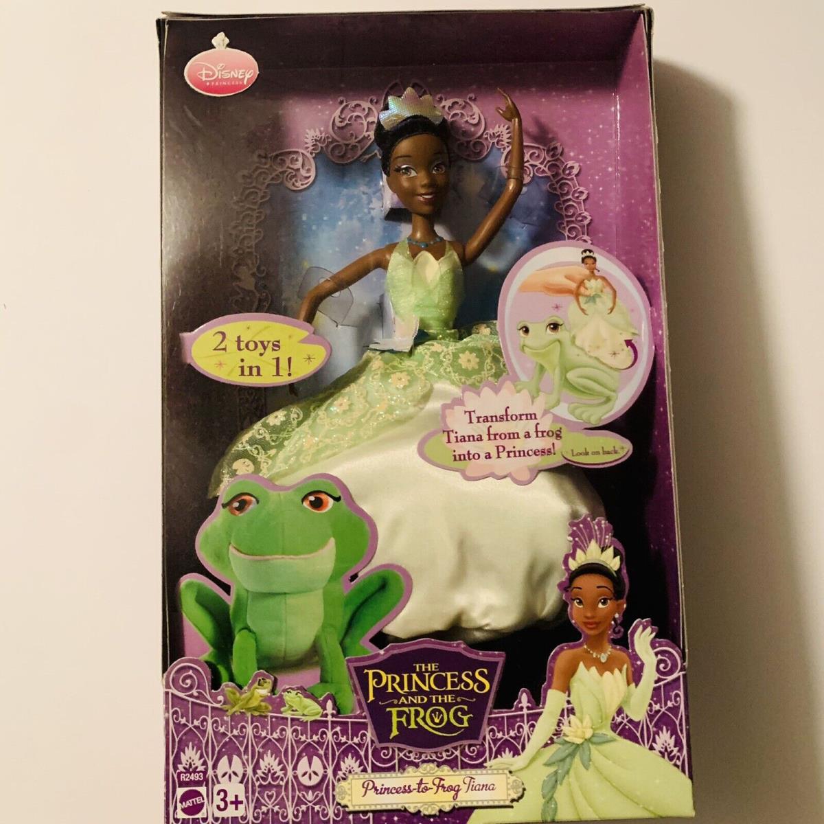 Mattel 2009 Disney The Princess The Frog Princess To Frog Tiana