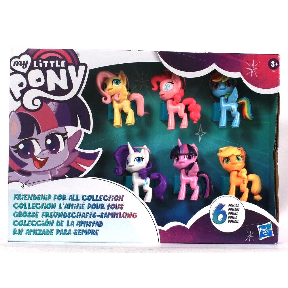 Hasbro My Little Pony Friendship For All Collection 6 Pony Figures Age 3 Up