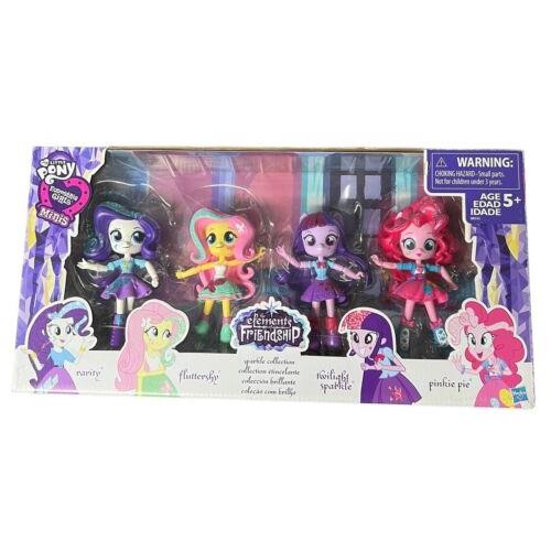 4 My Little Pony Equestria Girls Twilight Sparkle Pinkie Pie Doll Figure Set -C5