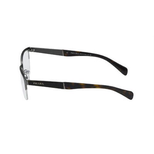 Prada eyeglasses  - GUNMETAL TORTOISE Frame, Clear Lens 1