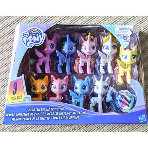 Hasbro My Little Pony Mega Friendship Collection 9 Figures Accessories Set