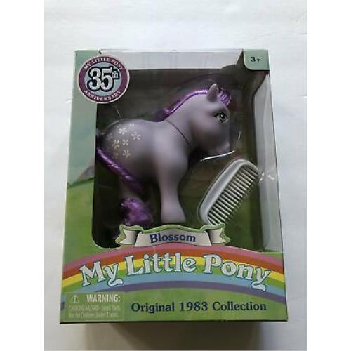 Hasbro My Little Pony 35th Anniversary Blossom 1983 Collection White Pu
