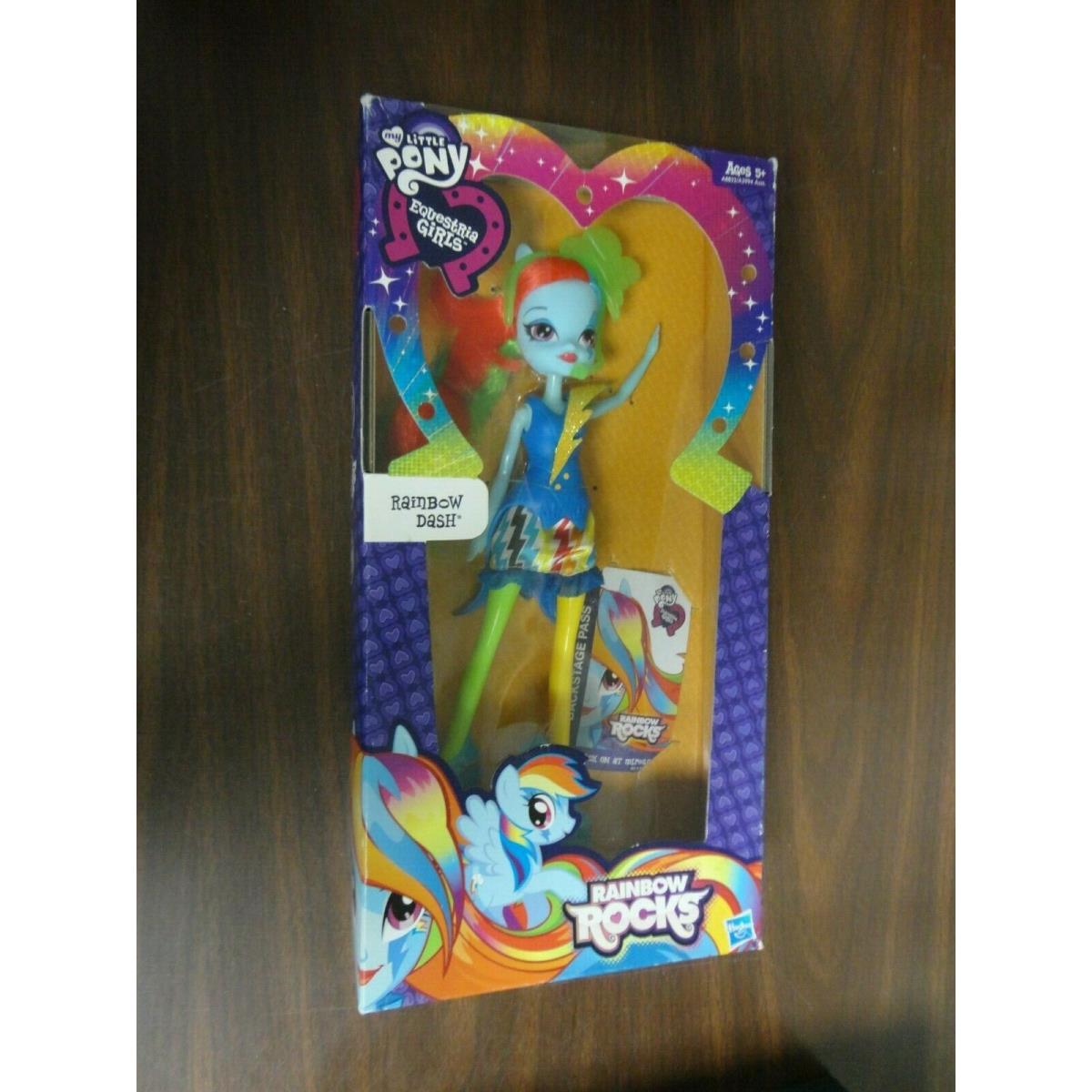 My Little Pony Equestria Rainbow Dash Rockin` Hairstyle Rainbow Rocks Doll