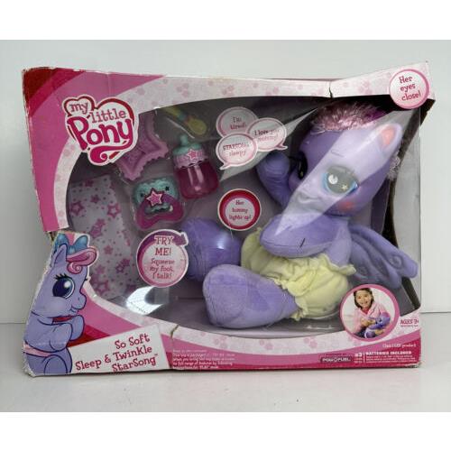 My Little Pony So Soft - Starsong Sleep Twinkle Pony Doll W/ Bottle Pacifier