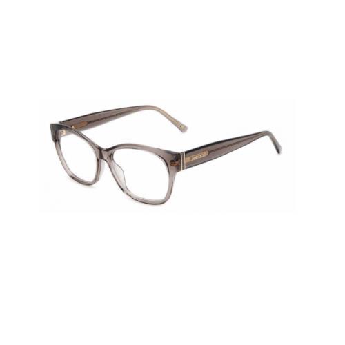 Jimmy Choo JC371 Eyeglasses Women Gray Square 53mm Optical Frame
