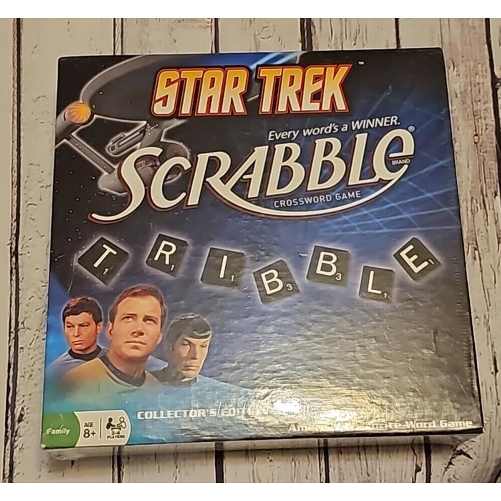 Star Trek Scrabble Collectors Edition Hasbro Fundex 2009